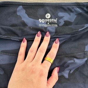 90 Degree By Reflex Navy Camouflage Leggings